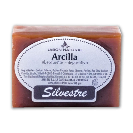 Jabón Natural Arcilla 100gr Silvestre_0
