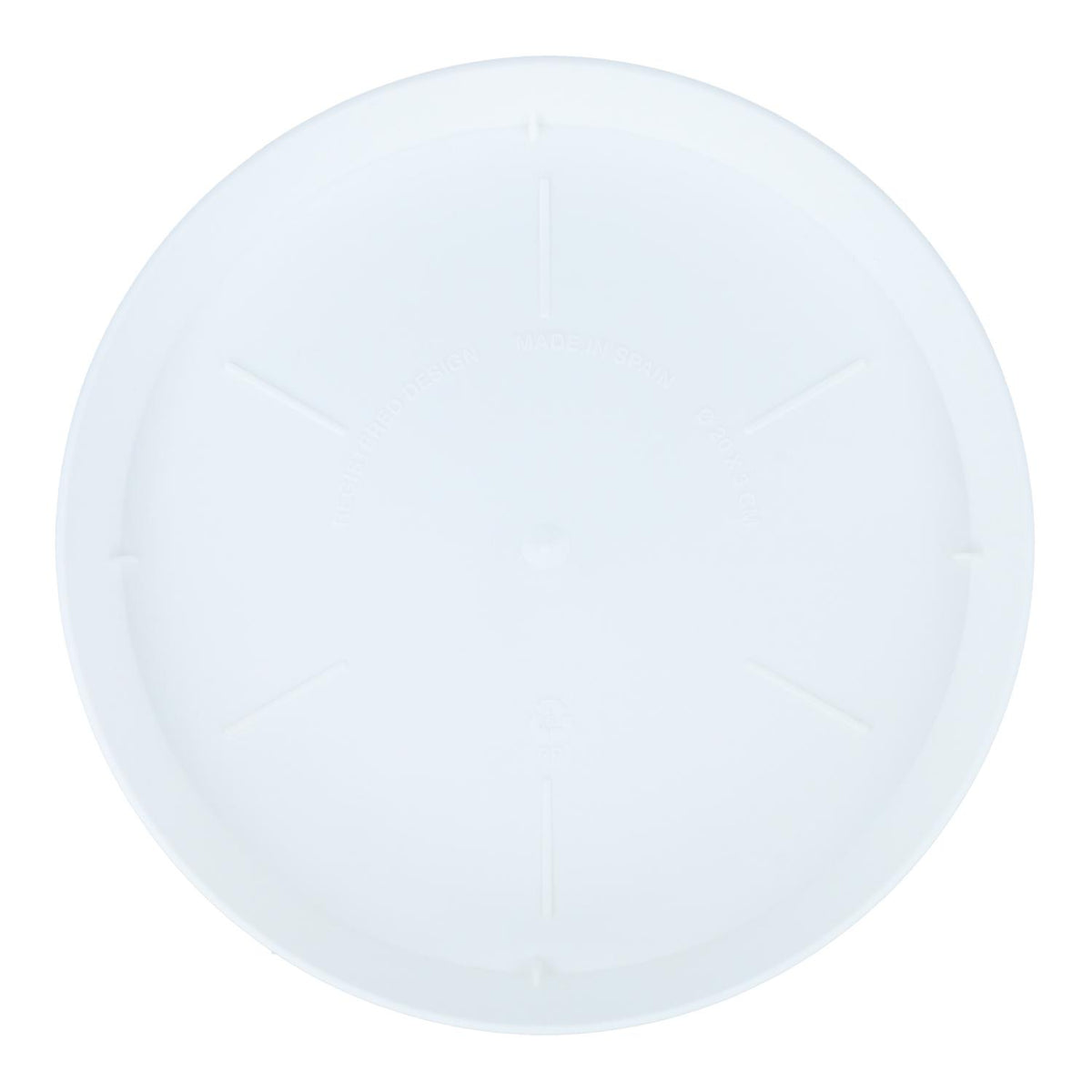 Plato maceta Tes color blanco D 20 x 3