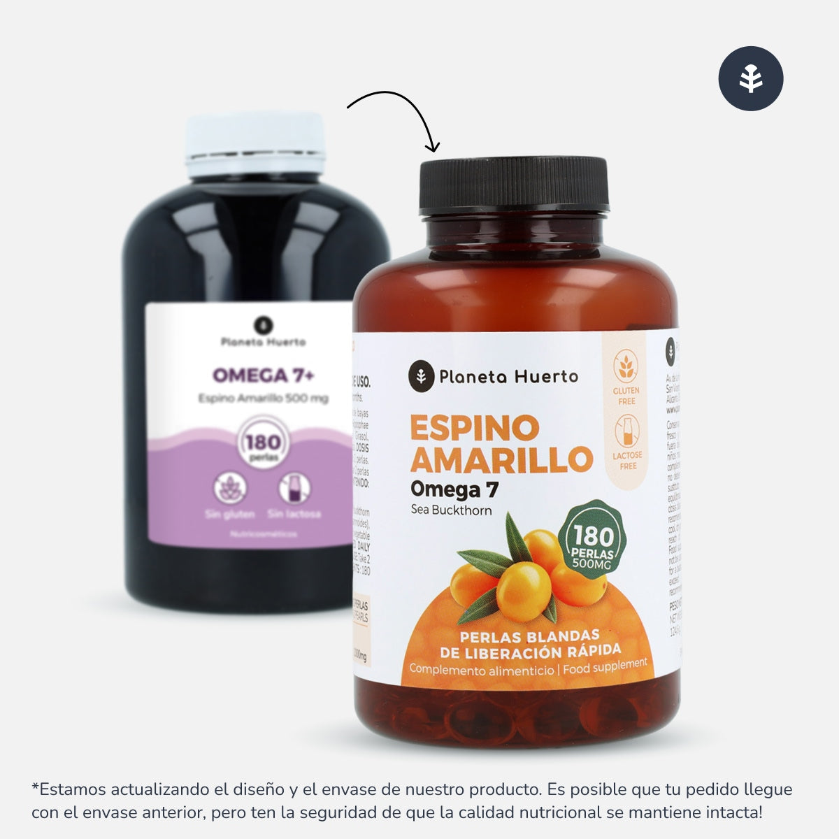 FBA Omega 7 Espino Amarillo Planeta Huerto 180 Perlas