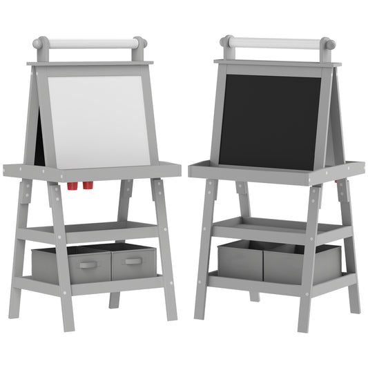 Caballete De Pintura Aiyaplay Mdf Gris 59x48x118 Cm_0