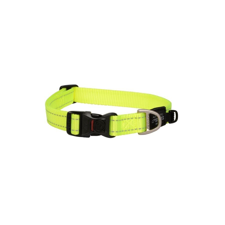 Collar Para Perro, Modelo Classic De Rogz Color Amarillo. Talla S (8-14kg)_0