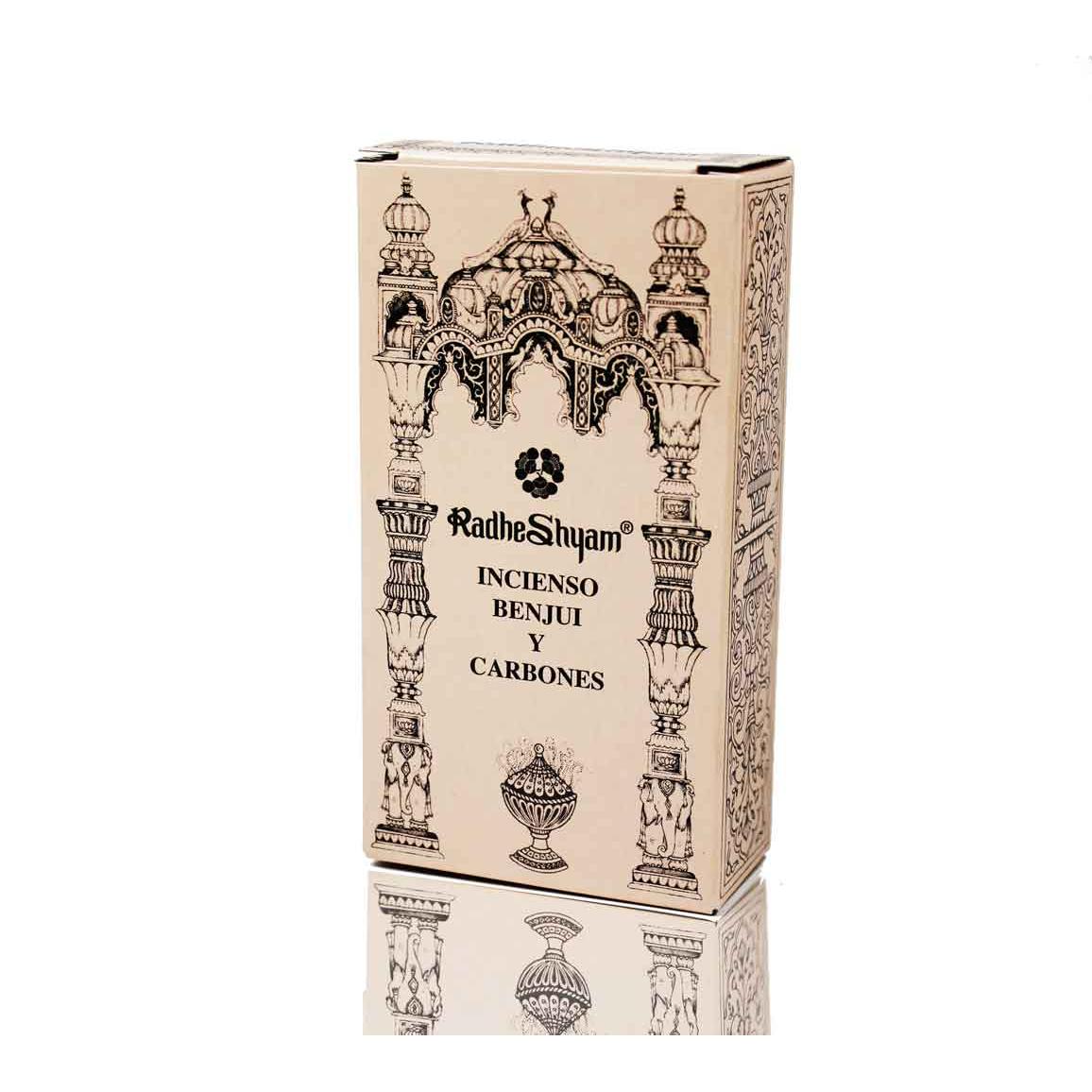 Incienso Benjui Y Carbones Radhe 100 Gr Radhe