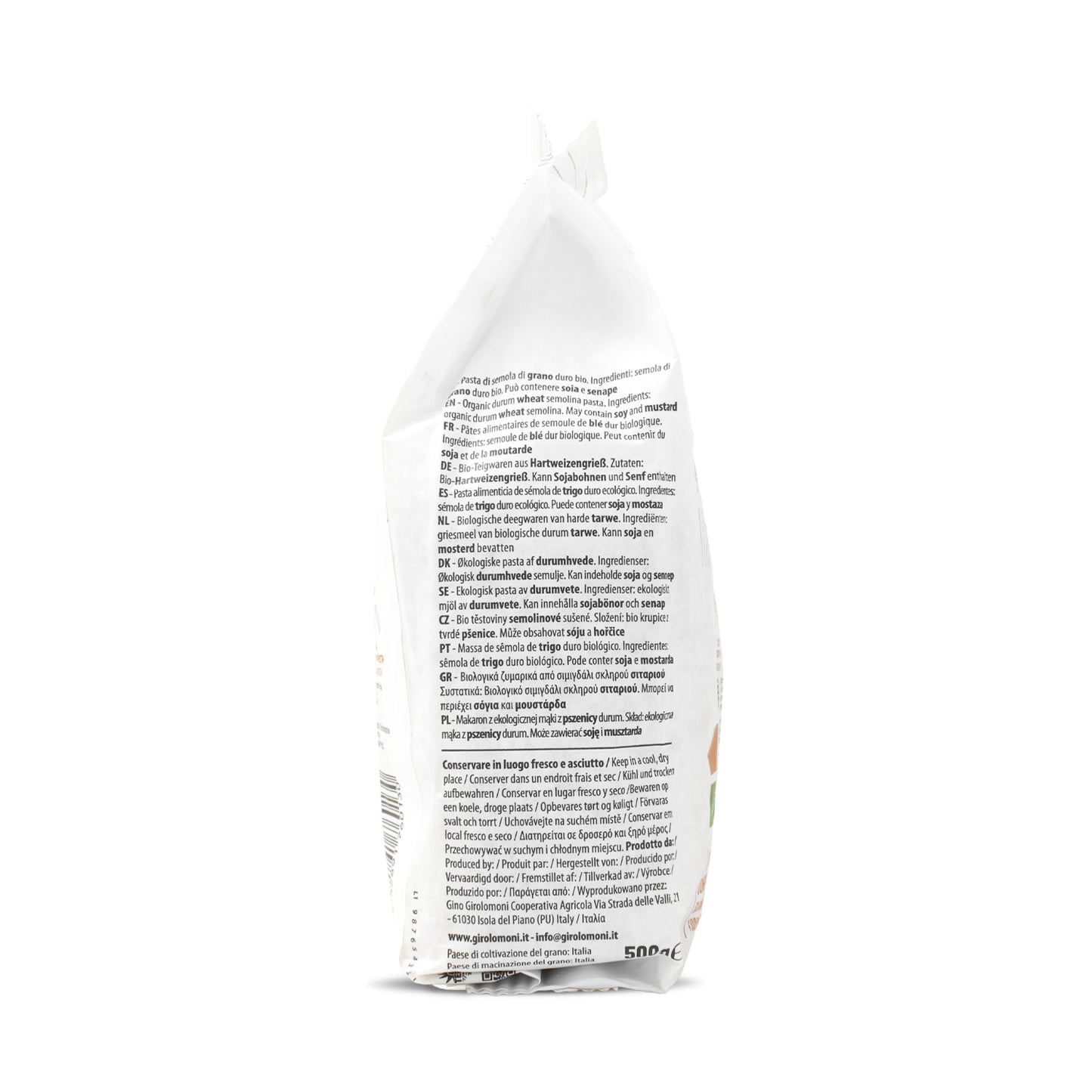 Letras de trigo bio Girolomoni 500g