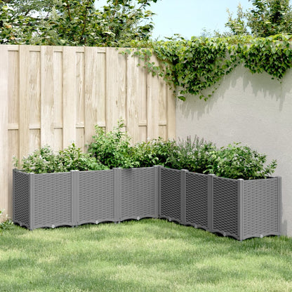 Jardinera Pp Gris Claro 160x160x53 Cm_1
