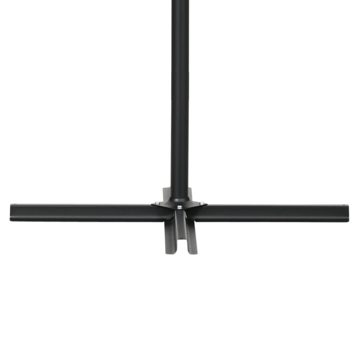Outsunny Sombrilla De Jardín 296x296x265 Cm Inclinable Con Manivela Base Cruzada_3