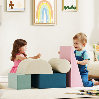 Aiyaplay Juego De 5 Bloques De Espuma Para Niños Antideslizante Funda Extraíble_1