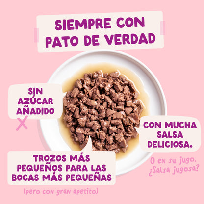 Sobres para gatitos Pato &amp; Pollo en Salsa | Edgard &amp; Cooper 85 g