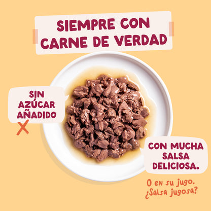 Sobres de comida húmeda para gatos Festines de la Granja Selección en Salsa | Edgard &amp; Cooper 85 g