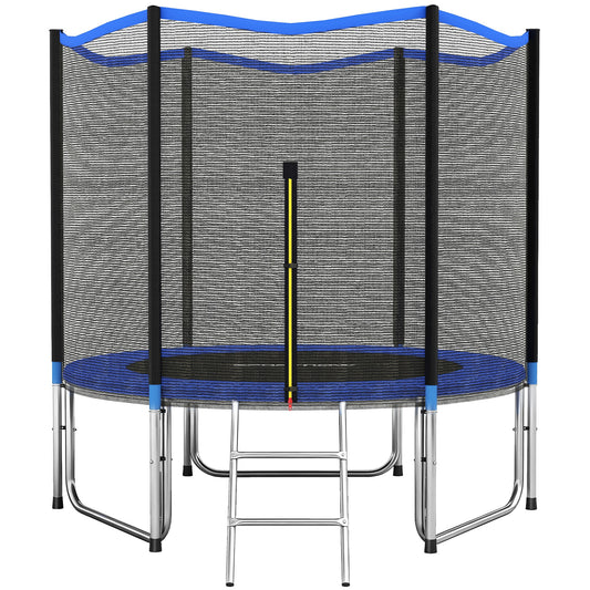 Cama Elástica Exterior Sportnow Acero, Pp Azul 305x305x248 Cm_0