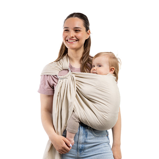 Bandolera Portabebé Boba Ring Sling Pampas Beige_0