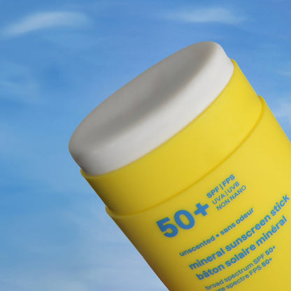 Mineral sunscreen Stick Face &amp; Body Kids SPF 50 unscented Attitude Sunly 60 g