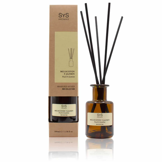 Ambientador Mikado Melocotón y Jazmín SYS Aromas 100 ml | Colección 1991 | Aroma Dulce y Afrutado | Relajante_0