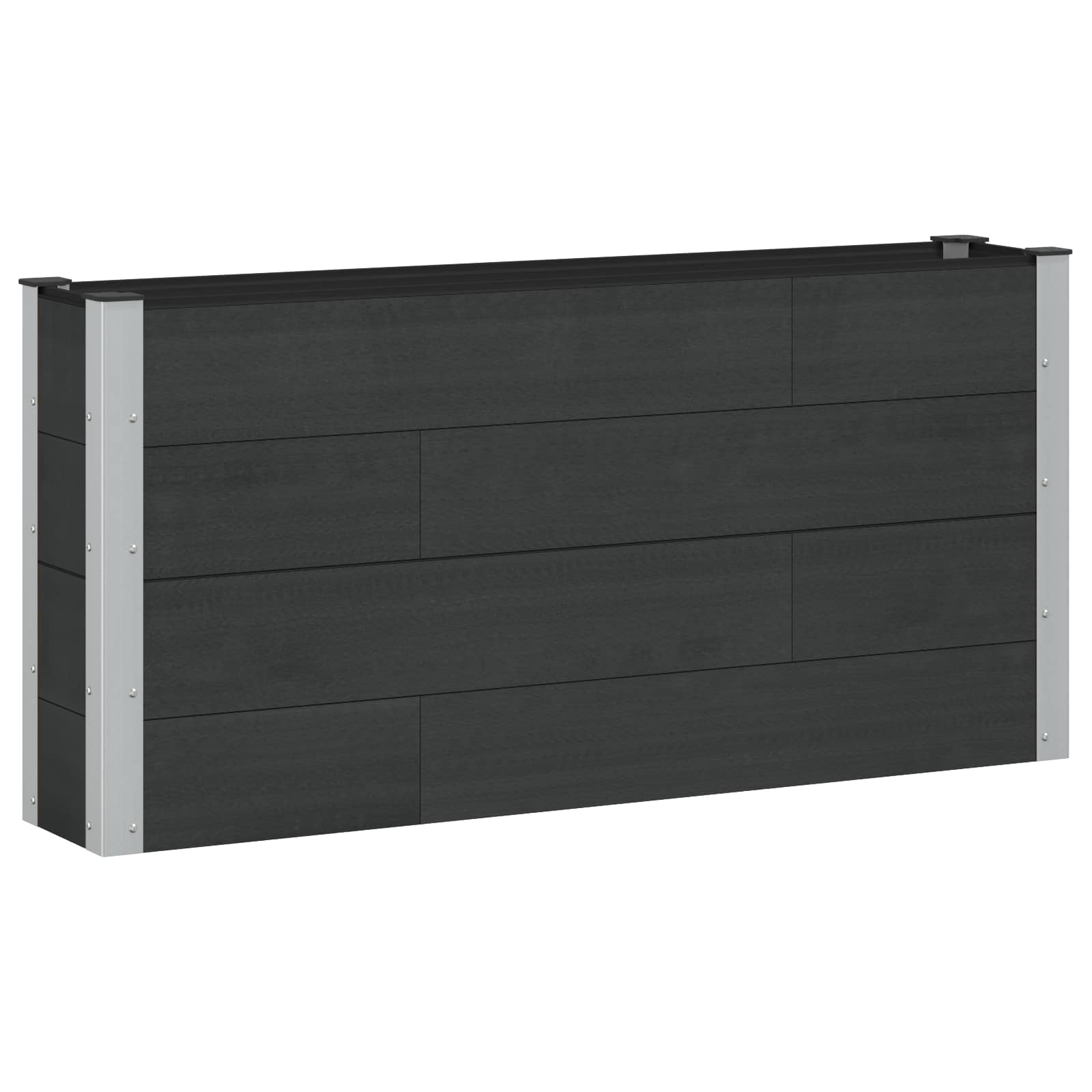 Arriate Elevado Negro 150 X 30 X 72 Cm_0
