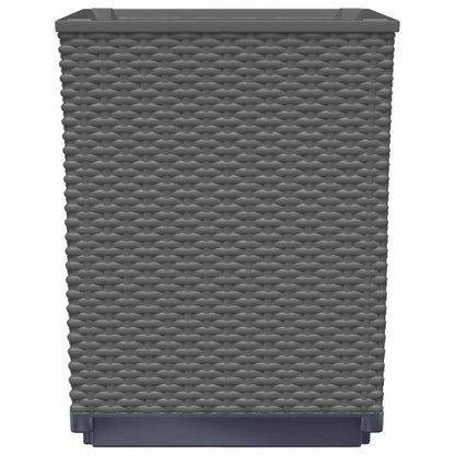 Jardineras 4 Uds Polipropileno Negro 30x30x37 Cm_4