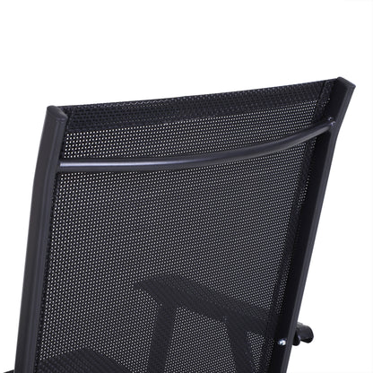 Outsunny Conjunto De 2 Sillas Plegables Con Reposabrazos Para Jardín O Terraza_4
