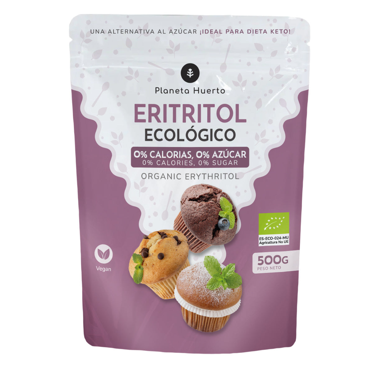 Eritritol ECO Planeta Huerto 500 g