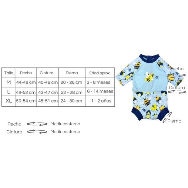 Traje Solar Bugs Life  Happy Nappy - Splash about talla L