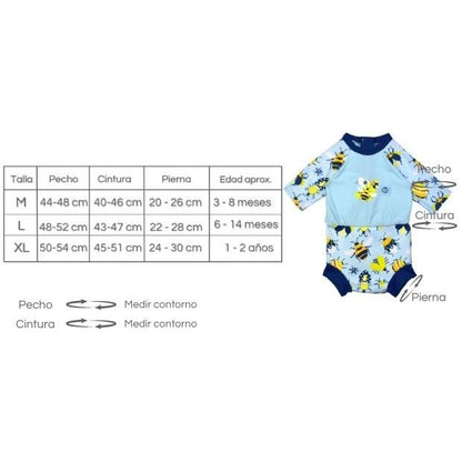 Traje Solar Bugs Life  Happy Nappy - Splash about talla L