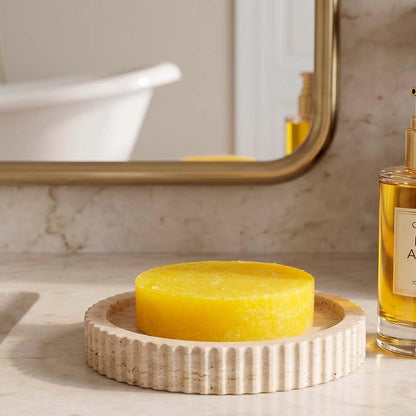 2 Esponjas Jabonosas Varios Usos. Aroma Piña. Ideal Para Viaje O Gym. Apta Todo Tipo De Piel. Con Aceite De Argán_4
