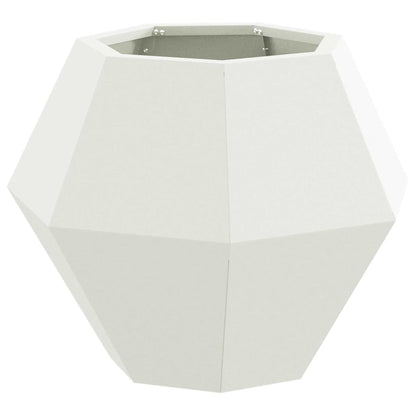 Jardinera Blanco 50 X 50 X 40 Cm Acero_0