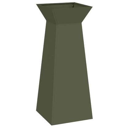 Maceta Pilar 2 Pcs Oliva 40 X 40 X 100 Cm_4