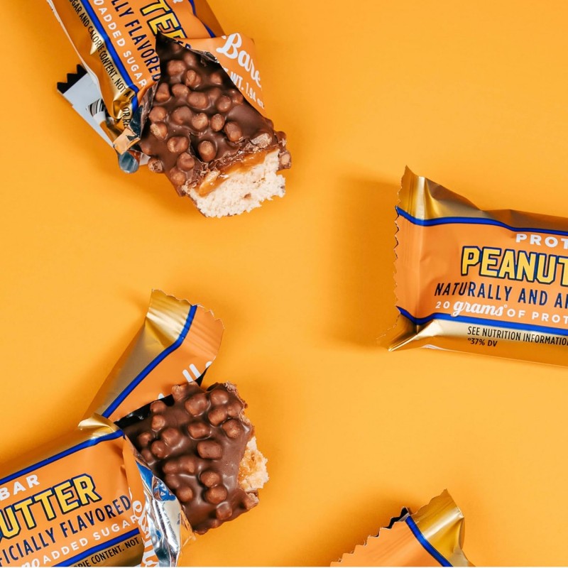 Caja de 12 Barritas de 55gr Sabor Peanut Butter Barebells_2