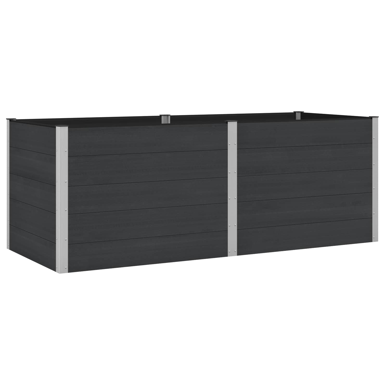 Arriate Elevado Negro 250 X 100 X 91 Cm_0