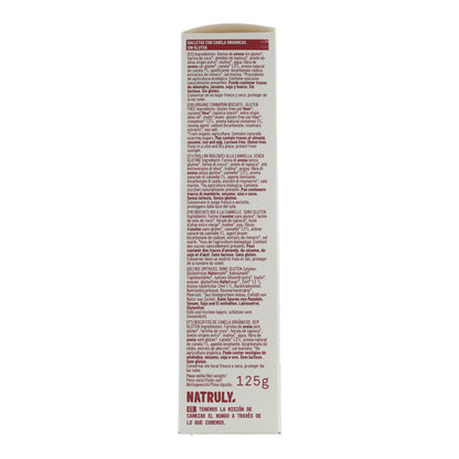 Galletas cookies BIO sabor canela Natruly 125 g