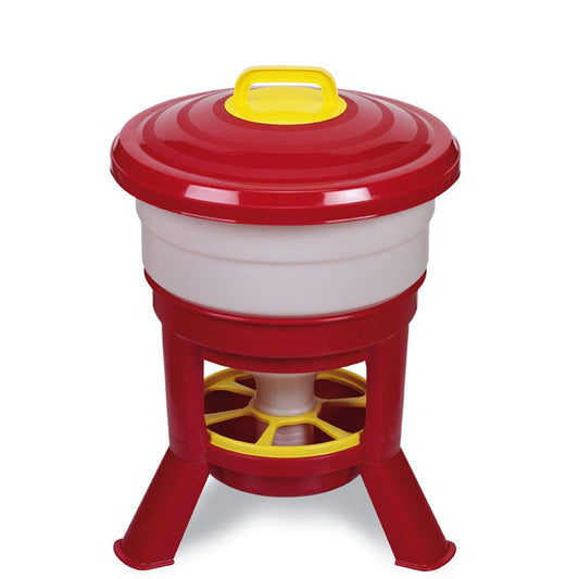 Tolva Gallinas Silo Premium 30 L - Comedero Con Patas Para Gallinas - Tolva De Gran Capacidad Para Aves De Corral Fabric_0