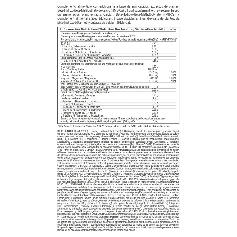 Mg Amino - 500g - Sandias De Gominola - Aumenta La Masa Muscular - Masmusculo_5