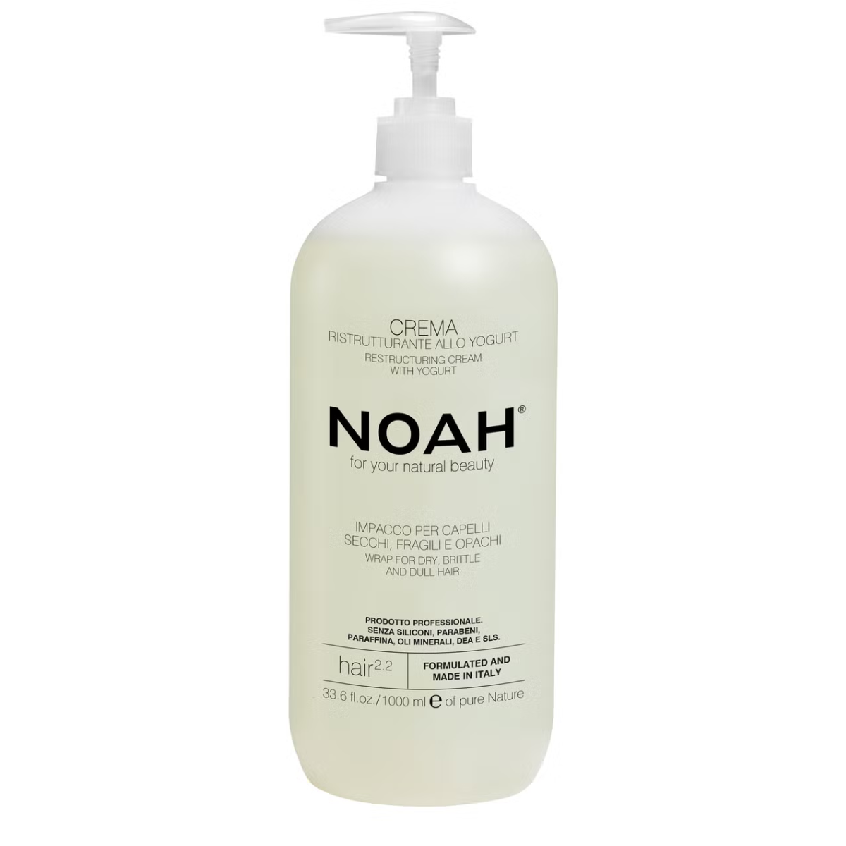 Crema reestructurante con yogur Noah 1L
