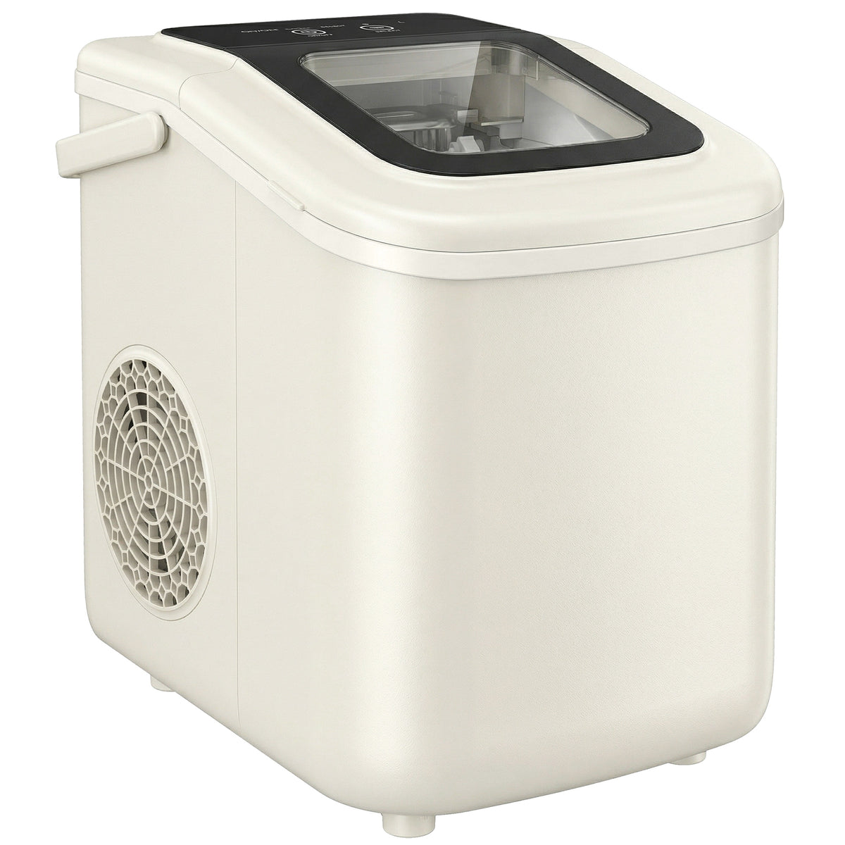 Homcom Máquina De Hielo Autolimpiable 12 Kg/24h 9 Cubitos Listos En 7 Minutos_0