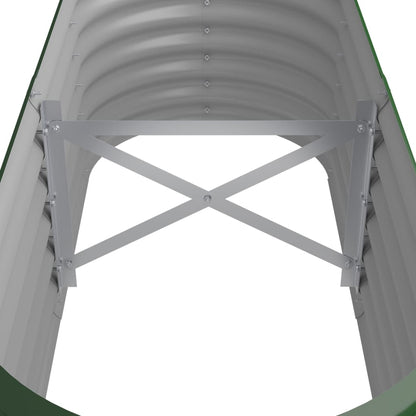 Jardinera Arriate Acero Galvanizado Verde 114x40x36 Cm_4