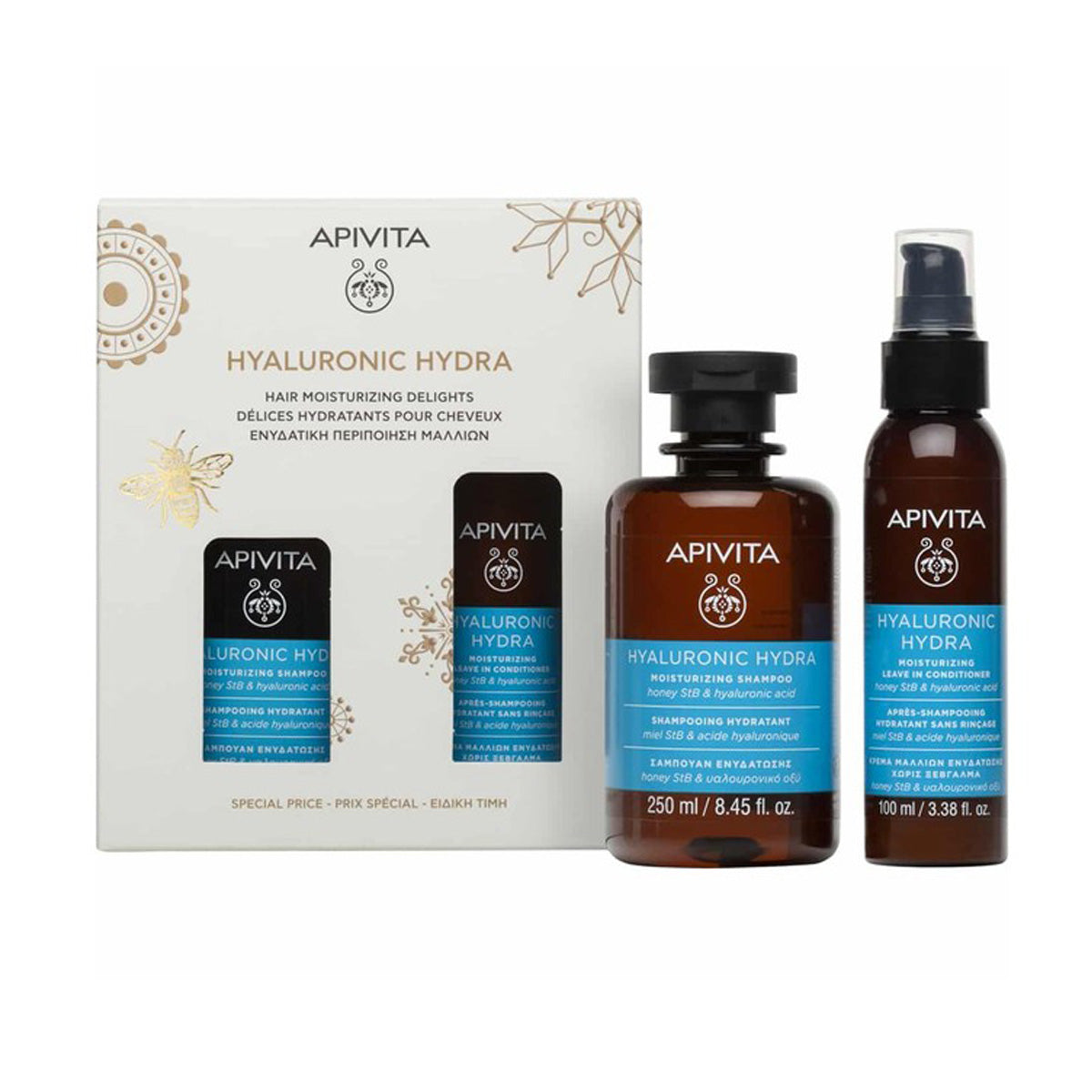 Cofre Hyaluronic Hydra Champú Hidratante 250 ml+ Acondicionador S/A 100 ml