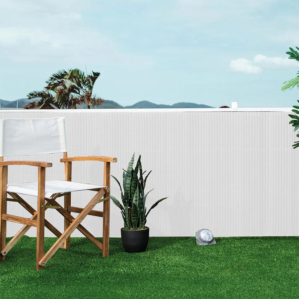 Pack Instalación Cañizo Pvc Lite 9 Metros Blanco 1,5x3 M_2