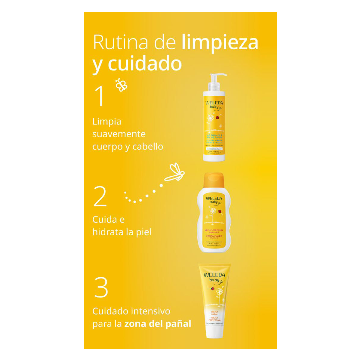 Champú & Gel de ducha Caléndula Weleda 400ml
