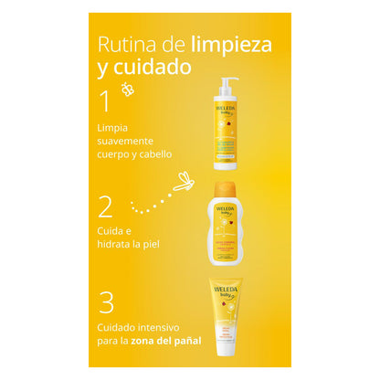 Champú &amp; Gel de ducha Caléndula Weleda 400ml