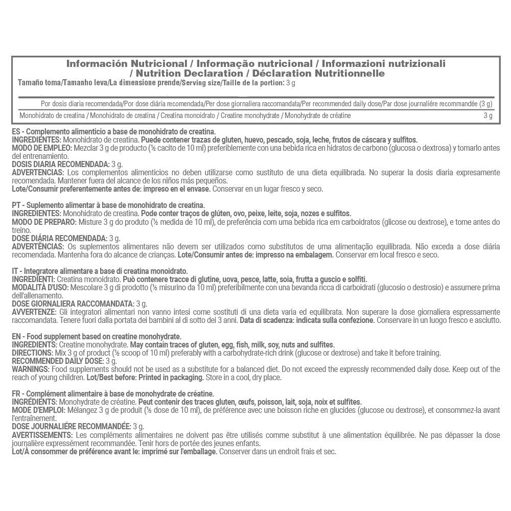 Creatina Monohidrato 200 Mesh - 500g - Neutro - Aumento De La Masa Muscular - Masmusculo_4
