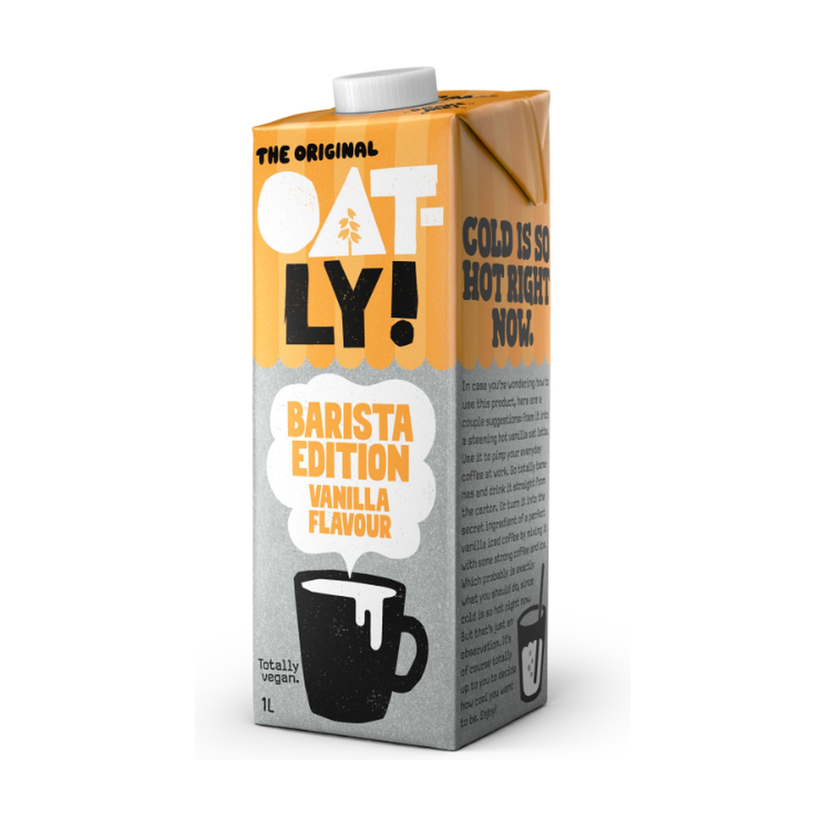 Bebida Barista de Avena y Vainilla Oatly 1L