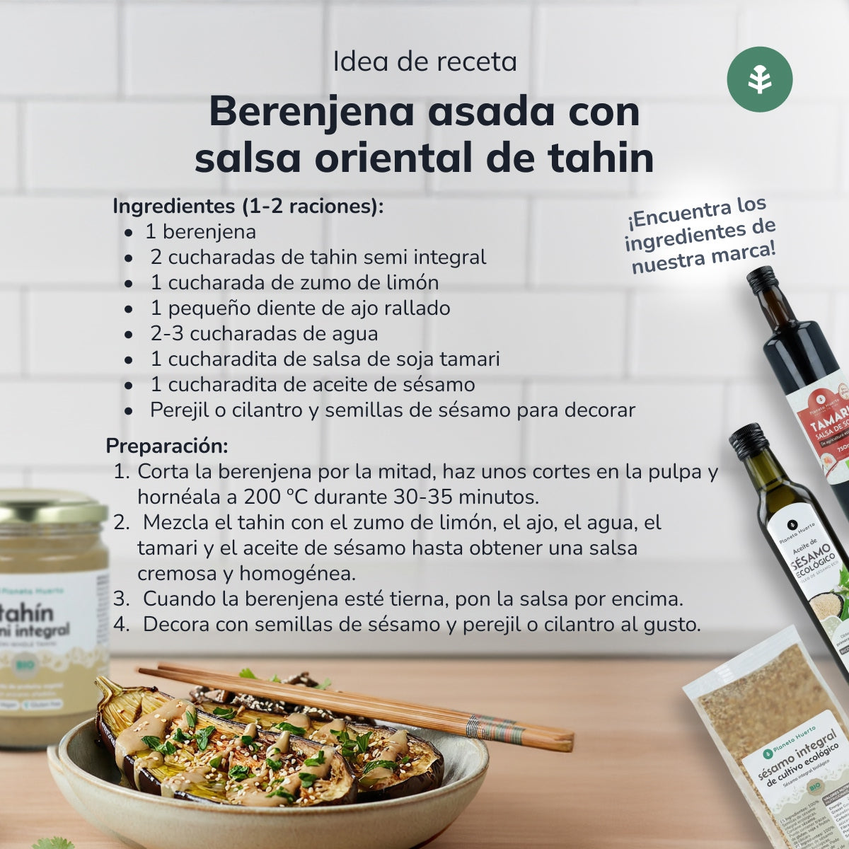 Pack 9x Tahín Semi Integral ECO Planeta Huerto 350g