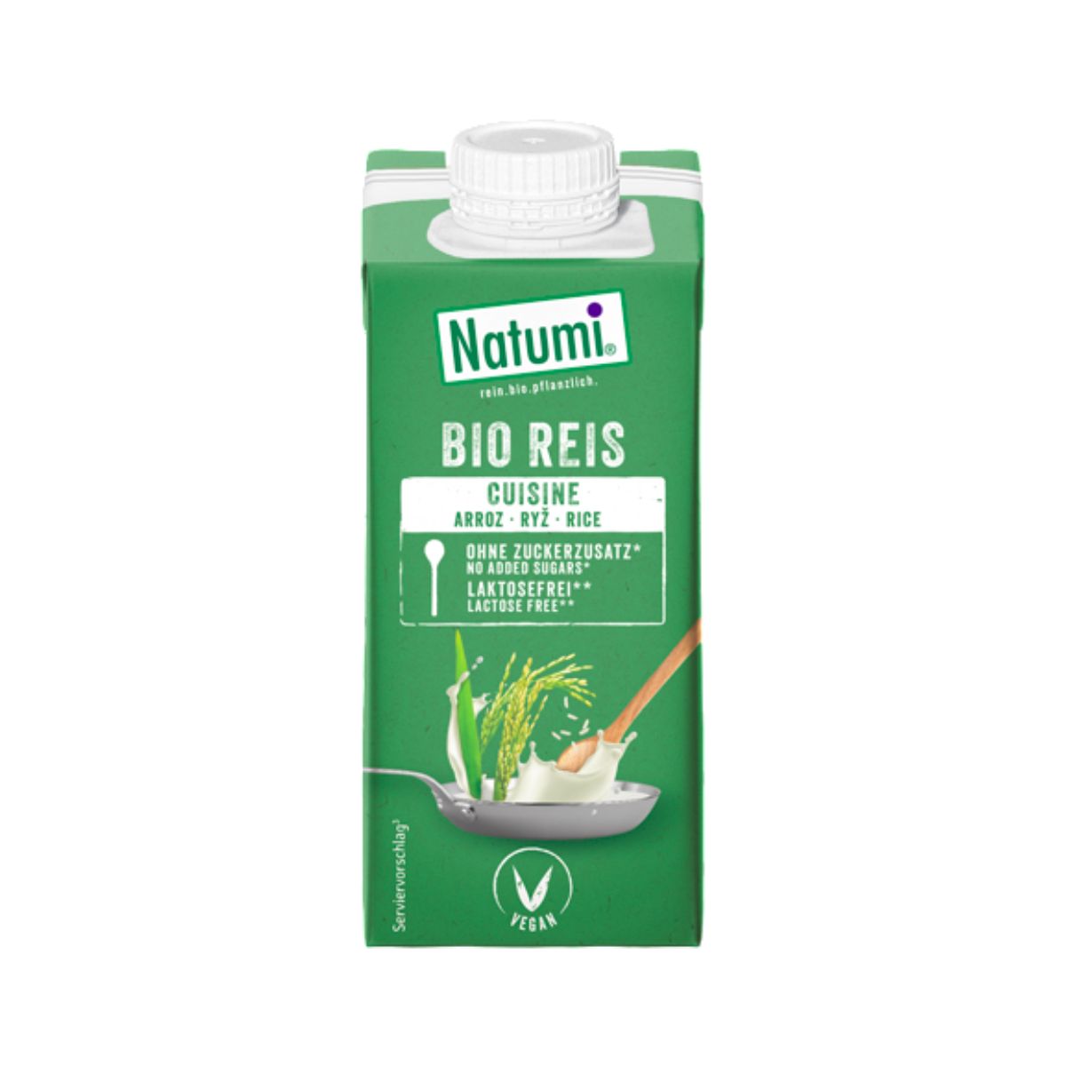 Salsa Vegana para cocinar de Arroz Liquida Bio Natumi, 200 ml