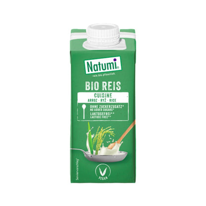 Salsa Vegana para cocinar de Arroz Liquida Bio Natumi, 200 ml