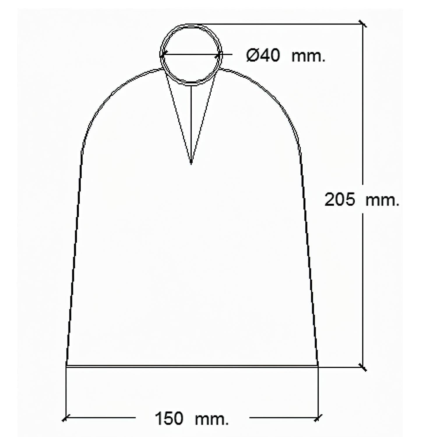 Azada Forjada Sin Mango 96/ 750 Gramos_1