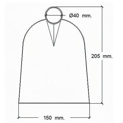 Azada Forjada Sin Mango 96/ 750 Gramos_1