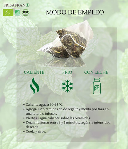 Infusión De Regaliz Y Menta Ecológica En Pirámides | Calidad | Frisafran 30 Uds_3
