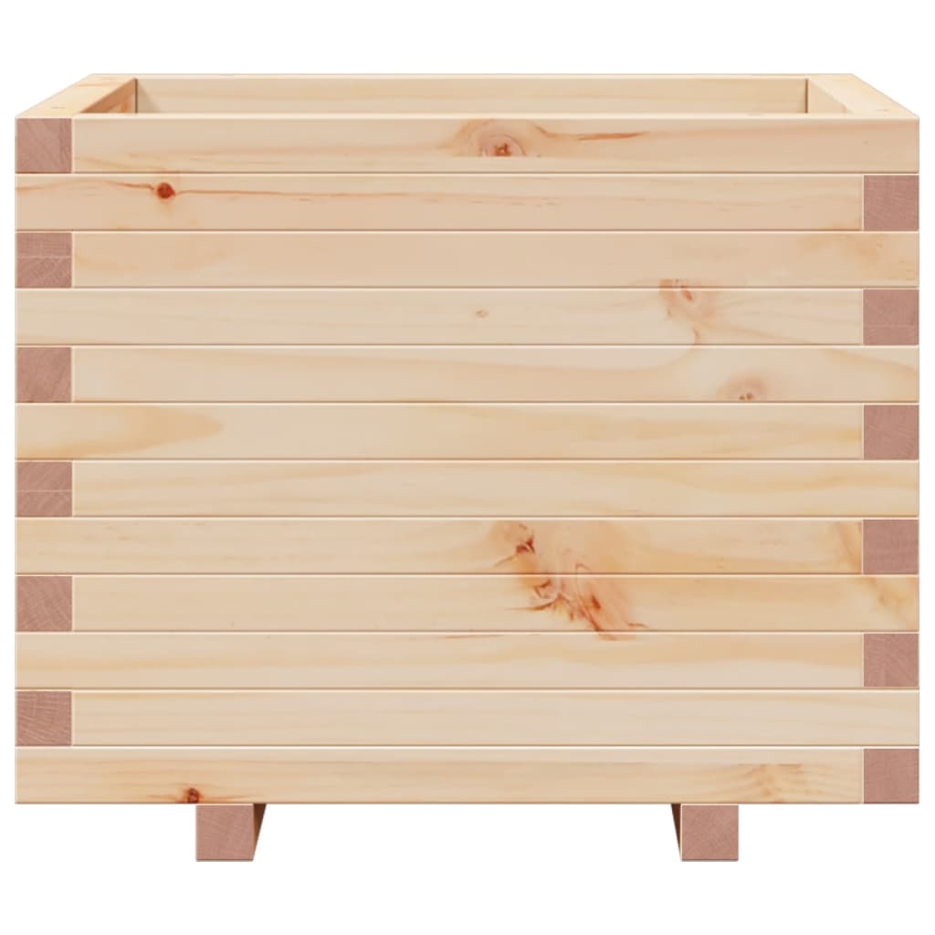 Jardinera Madera Maciza De Pino 60x60x49,5 Cm_4