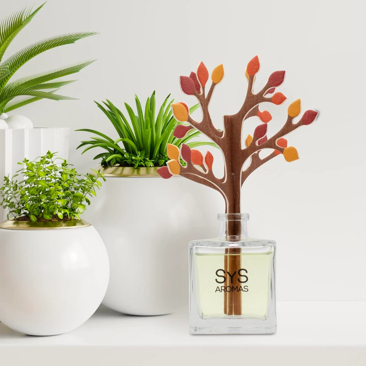Ambientador Difusor Árbol Bergamota Deco Diffuser SYS Aromas 90 ml | Aroma Cítrico y Floral | Equilibrante_1