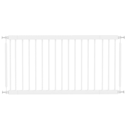 Pawhut Barrera De Seguridad Para Perros Pequeños Extensible 67-93,5 Cm Blanco_1