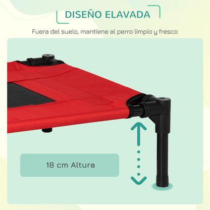 Pawhut Cama Mascota Exterior Terraza Jardín Para Perro Gato Cama S/m_4