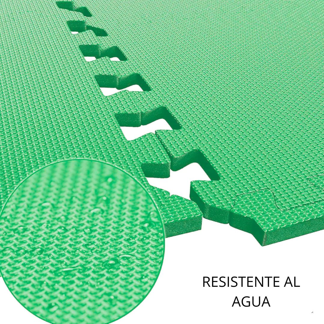 Jowy Tatami Puzzle 1cm 60x60cm – Pack 4 Uds (t60-4) Verde_5